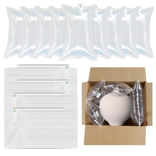 YSOOUA 100 Stück Luftpolsterkissen Luftkissen Füllmaterial Paket 10 x 20cm Lufttaschen Polstermaterial Luftpolster für Transportverpackungen, Stoßfest für Keine Öffnungsfülung YSOOUA 100 Stück Luftpolsterkissen Luftkissen Füllmaterial Paket 10 x 20cm Lufttaschen Polstermaterial Luftpolster für Transportverpackungen, Stoßfest für Keine Öffnungsfülung von YSOOUA