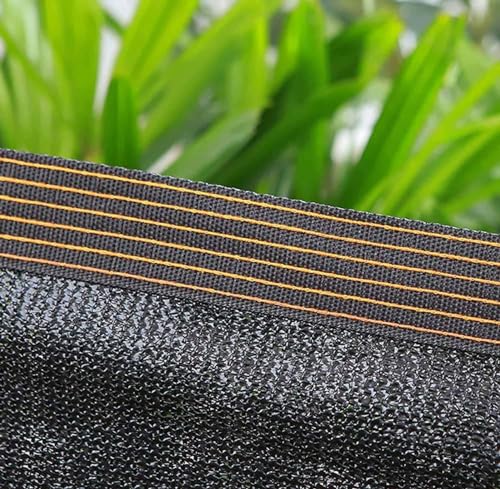 Sonnensegel, Sonnenschutz, Pergola, atmungsaktiv, reißfest, Netzstoff, verstärkter Rand, reißfest, für Gewächshäuser, Innenhöfe und Blumenpflanzen, Schwarz, 5 x 8 m Sonnensegel, Sonnenschutz, Pergola, atmungsaktiv, reißfest, Netzstoff, verstärkter Rand, reißfest, für Gewächshäuser, Innenhöfe und Blumenpflanzen, Schwarz, 5 x 8 m von YSPP