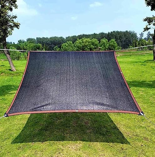 Sonnensegel für den Garten, Pergola, Netzstoff, atmungsaktiv, Sonnenschutz, wärmeisolierend, für Garten, Balkon, Hof, anpassbare Größen, Schwarz, 2 x 6 m Sonnensegel für den Garten, Pergola, Netzstoff, atmungsaktiv, Sonnenschutz, wärmeisolierend, für Garten, Balkon, Hof, anpassbare Größen, Schwarz, 2 x 6 m von YSPP