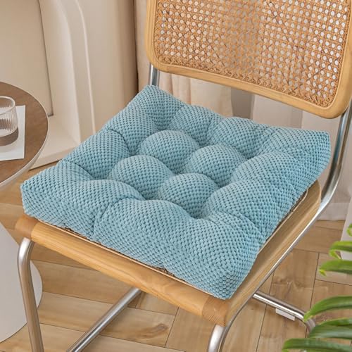 Sitzkissen Stuhl, Dick Weich und Hautfreundlich Stuhlkissen, Flauschig und Füllig Bodenkissen, Cord Sitzpolster, Bequem und Atmungsaktiv Gartenstuhl Kissen für Wohnzimmer Garten Büro Terrasse(Sky blue Sitzkissen Stuhl, Dick Weich und Hautfreundlich Stuhlkissen, Flauschig und Füllig Bodenkissen, Cord Sitzpolster, Bequem und Atmungsaktiv Gartenstuhl Kissen für Wohnzimmer Garten Büro Terrasse(Sky blue von YSPZDQ