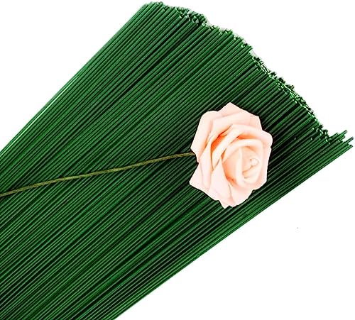 YSTrillion Blumendraht,100 Stück Floristikdraht Grün,40 Cm 22 Gauge Blumenstieldraht,Stammdraht für Blumenarrangements,DIY Blumenbouquets,Handwerk YSTrillion Blumendraht,100 Stück Floristikdraht Grün,40 Cm 22 Gauge Blumenstieldraht,Stammdraht für Blumenarrangements,DIY Blumenbouquets,Handwerk von YSTrillion