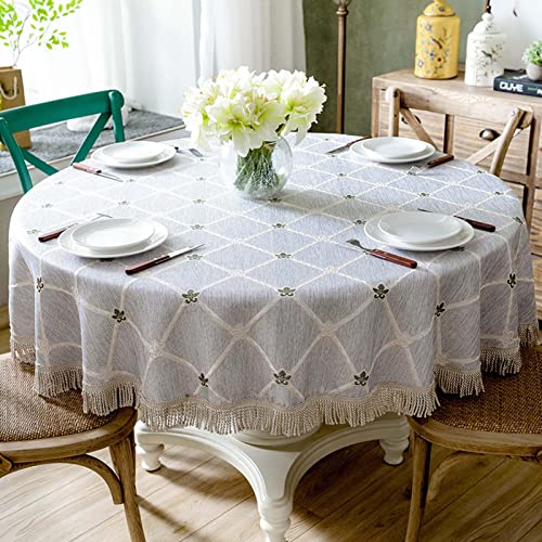 YSUEFIJO Outdoor Tischschutz 180cm, Tischtuch Rund, Abwaschbar Tischläufer, Baumwolle Leinen Tischdecke, Pflegeleicht Tischdecke, Geeignet für Home Küche Dekoration YSUEFIJO Outdoor Tischschutz 180cm, Tischtuch Rund, Abwaschbar Tischläufer, Baumwolle Leinen Tischdecke, Pflegeleicht Tischdecke, Geeignet für Home Küche Dekoration von YSUEFIJO