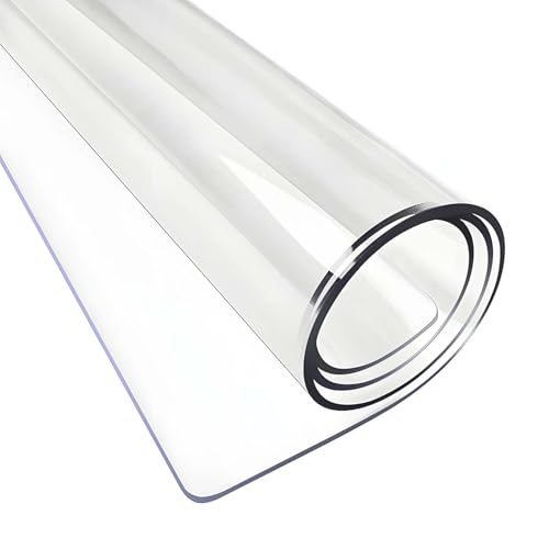 YSUEFIJO Tischdecke Transparent Rechteckig Abwischbar, Tischfolie Kratzfest, Tischtuch Wasserabweisend, Tischschutz Geeignet für Küche, Wohnbereich, Garten, Terrasse und Innenräume YSUEFIJO Tischdecke Transparent Rechteckig Abwischbar, Tischfolie Kratzfest, Tischtuch Wasserabweisend, Tischschutz Geeignet für Küche, Wohnbereich, Garten, Terrasse und Innenräume von YSUEFIJO