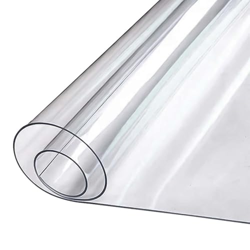 YSUEFIJO Tischfolie Rechteckig Transparent Tischschutz Abwaschbar Wasserdicht Tischdecke Klare PVC Abdeckfolie für Holztisch Glastisch Esstisch Schreibtisch Tischtuch YSUEFIJO Tischfolie Rechteckig Transparent Tischschutz Abwaschbar Wasserdicht Tischdecke Klare PVC Abdeckfolie für Holztisch Glastisch Esstisch Schreibtisch Tischtuch von YSUEFIJO