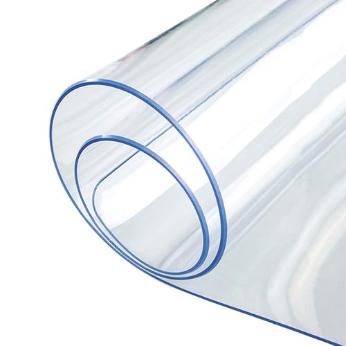 YSUEFIJO Transparente Tischdecke Rechteckig aus PVC Abdeckfolie für Küche Essbereich Wohnzimmer Klar Tischschutz Tischtuch Abwaschbar Wasserfest Tischfolie für Möbelpflege YSUEFIJO Transparente Tischdecke Rechteckig aus PVC Abdeckfolie für Küche Essbereich Wohnzimmer Klar Tischschutz Tischtuch Abwaschbar Wasserfest Tischfolie für Möbelpflege von YSUEFIJO