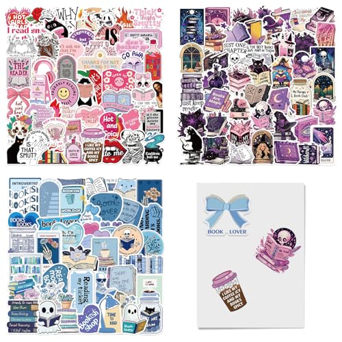 YSUY Scrapbooking-Aufkleber, holografische Buchaufkleber für Tagebuch, Laptop und Handy, Lese-Aufkleber, ästhetischer Buchaufkleber für Wasserflaschen, lustige DIY-Aufkleber, 150 Stück YSUY Scrapbooking-Aufkleber, holografische Buchaufkleber für Tagebuch, Laptop und Handy, Lese-Aufkleber, ästhetischer Buchaufkleber für Wasserflaschen, lustige DIY-Aufkleber, 150 Stück von YSUY