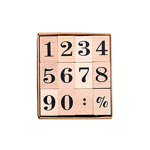 Roadoor YSoutstripdu Vintage Kursives Holzstempel-Set, Gummi-Zahlen, englische Monate, Wochen, für Tagebuch, Siegel, Dekoration, A Roadoor YSoutstripdu Vintage Kursives Holzstempel-Set, Gummi-Zahlen, englische Monate, Wochen, für Tagebuch, Siegel, Dekoration, A von Roadoor