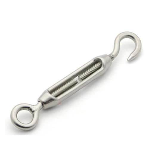 YTBHSHXZ, 1 STÜCKE M4-M10 304 Edelstahl Haken & Öse Spannschloss Drahtseilspannvorrichtung OC Typ Auge(M10) von YTBHSHXZ