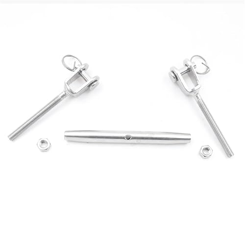 YTBHSHXZ, 1 stücke M5 bis M24 Edelstahl 304/316 Spannschloss Bolzen Draht Seil(304 Stainless Steel,M6) von YTBHSHXZ
