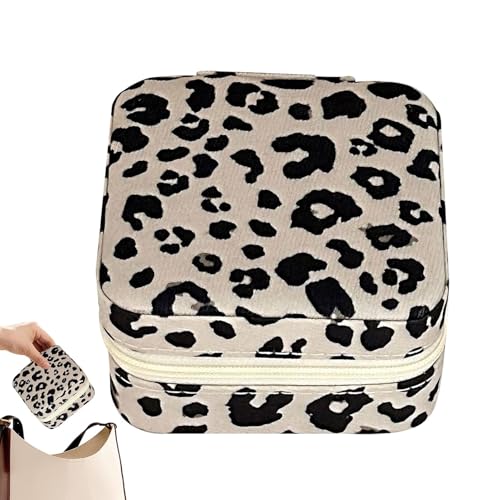 Leopard-Print Reise-Schmuckschatulle,Leopard-Schmuckschatulle | Lederarmband Box Display,Kleine Schmuckschatulle Schmuckschatulle Schmuck Aufbewahrungsbox Ringtasche für Ring Ohrring Leopard-Print Reise-Schmuckschatulle,Leopard-Schmuckschatulle | Lederarmband Box Display,Kleine Schmuckschatulle Schmuckschatulle Schmuck Aufbewahrungsbox Ringtasche für Ring Ohrring von YTGOCN