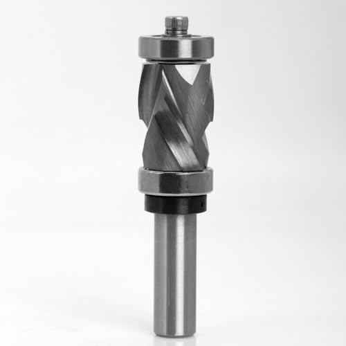 1,27 cm (1/2 Zoll) Schaft Hartmetall CNC Fräser Fräser Lager Trimmen Ultra-Perfomance Kompression bündig Trim für Holz von YTRRE