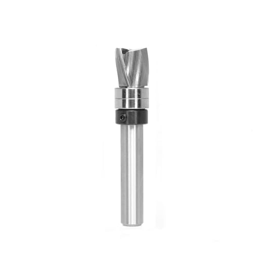 1/4 Zoll 8 mm Schaft, Bündigfräsen-Bit, massives CNC-Hartmetall-Fräser-Bits für Holzbearbeitung (1/4 Zoll x 1/2 Zoll x 1/2 Zoll) von YTRRE