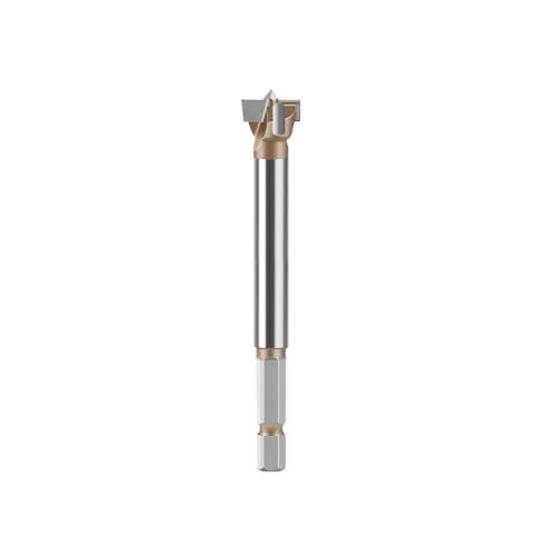 10 mm bis 50 mm, professioneller Sechskantschaft, Holzbearbeitung, Scharnierbohrer, Wolframkarbid-Klinge, Dreizahn-Doppelklingen-Design, mehrere Größen (15 mm) von YTRRE