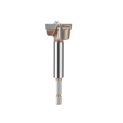 10 mm bis 50 mm, professioneller Sechskantschaft, Holzbearbeitung, Scharnierbohrer, Wolframkarbid-Klinge, Dreizahn-Doppelklingen-Design, mehrere Größen (28 mm) von YTRRE