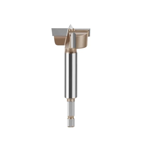 10 mm bis 50 mm, professioneller Sechskantschaft, Holzbearbeitung, Scharnierbohrer, Wolframkarbid-Klinge, Dreizahn-Doppelklingen-Design, mehrere Größen (35 mm) von YTRRE