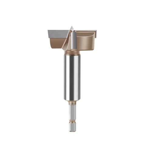 10 mm bis 50 mm, professioneller Sechskantschaft, Holzbearbeitung, Scharnierbohrer, Wolframkarbid-Klinge, Dreizahn-Doppelklingen-Design, mehrere Größen (40 mm) von YTRRE