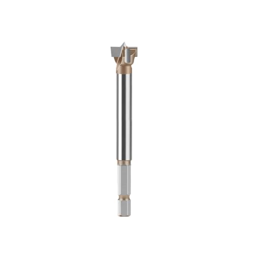 10 mm bis 50 mm professioneller Sechskantschaft Holzbearbeitungsscharnierbohrer, Wolframkarbid-Klinge, Dreizahn-Doppelklingen-Design, mehrere Größen (16 mm) von YTRRE