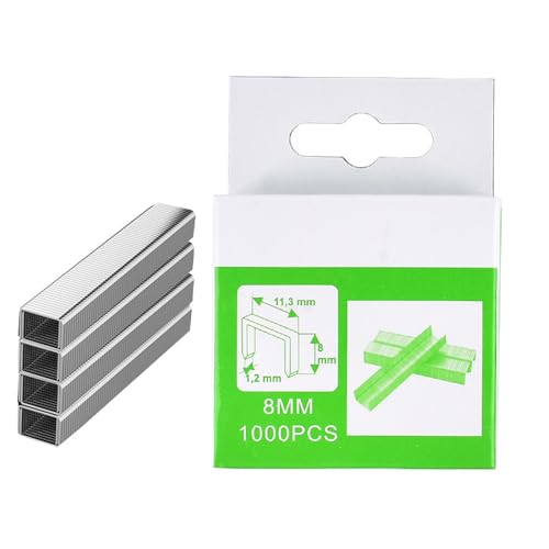 1000 Stück Nageltür-Nagelhefter Tür-Form-Hefter für Holzmöbel Haushalt Türtyp Nägel (Türtyp Nagel) von YTRRE