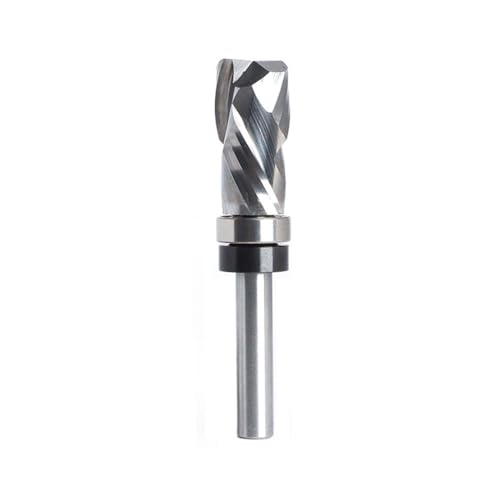 12,7 x 25,4 x 67 mm Hartmetall-Unterlager-Spiralschneider, CNC-Fräser-Bit, Schaftfräser, 6,35 mm Schaft für Holzbearbeitung 12,7 x 25,4 x 67 mm Hartmetall-Unterlager-Spiralschneider, CNC-Fräser-Bit, Schaftfräser, 6,35 mm Schaft für Holzbearbeitung von YTRRE