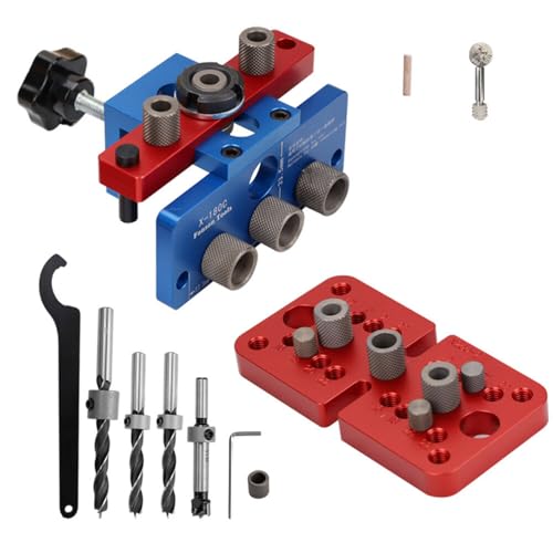 3-in-1 selbstzentrierende Dübelvorrichtungs-Kits, Holzbearbeitung, Lochstanzer, Locher, Bohrführung, Schrank-Hardware-Vorrichtung 3-in-1 selbstzentrierende Dübelvorrichtungs-Kits, Holzbearbeitung, Lochstanzer, Locher, Bohrführung, Schrank-Hardware-Vorrichtung von YTRRE