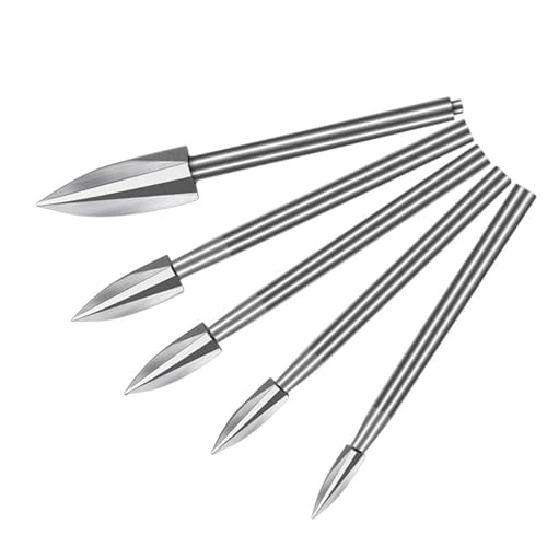 5-teiliges Holzschnitzbohrer-Set, HSS-Gravurbohrer-Set, Vollhartmetall, Wurzelfräser, Grat, präzise Holzbearbeitung, Schnitzwerkzeuge 5-teiliges Holzschnitzbohrer-Set, HSS-Gravurbohrer-Set, Vollhartmetall, Wurzelfräser, Grat, präzise Holzbearbeitung, Schnitzwerkzeuge von YTRRE