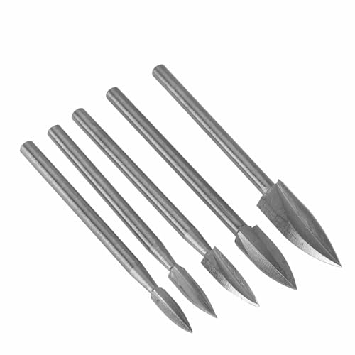 5-teiliges Holzschnitzerei-Gravurbohrer-Set, Drehwerkzeug-Set, DIY-Holzbearbeitungsbohrer, Zubehör für Holzschnitzerei-Enthusiasten 5-teiliges Holzschnitzerei-Gravurbohrer-Set, Drehwerkzeug-Set, DIY-Holzbearbeitungsbohrer, Zubehör für Holzschnitzerei-Enthusiasten von YTRRE