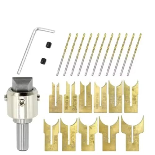 Bohrer-Fräser-Set, Bohrer, Holz, 13/16/24 Stück, elektrische Perlen, Werkzeuge, Hersteller, Hartmetall, Holzbearbeitung, 6–25 mm (24 Stück) von YTRRE