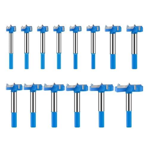Bohrer-Set, Sechskant-Schaft, Hartmetall, Holzfräser, Antihaftbeschichtung, 14 Stück von YTRRE