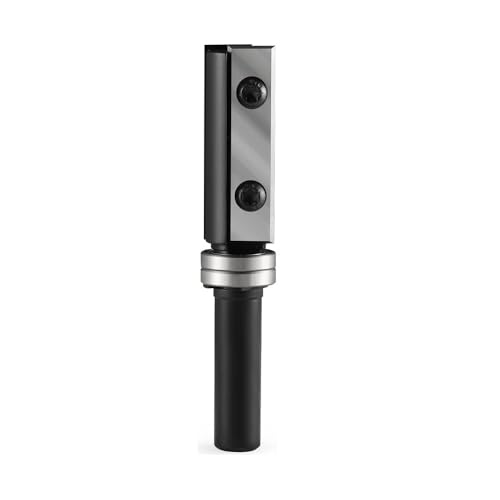 Bündigfräsen-Bits, 8 mm, 12 mm, 1/2 Zoll, Vollhartmetall, Bündigfräsen-Bit mit austauschbaren Messern für Holz, H 30 mm oder 50 mm, austauschbare Messer für Holz (S12,7 x L 50 x T 19,05) von YTRRE