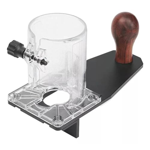 Kantenschneider aus Aluminiumlegierung mit verstellbarem Zaun, 65 mm, Holzgriff, perfekt für Bogen-R-Ecken, Anfasen und Schlitzen, industrielle Holzbearbeitungswerkzeug von YTRRE