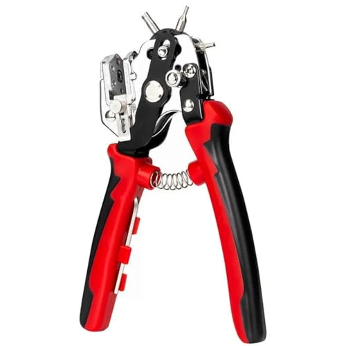 Leder-Lochstanzer, verschiedene Lochgrößen, 45# Stahlstanzer für Gürtel, Uhrenbänder, Gurte, Hundehalsbänder, Sättel, Schuhe, Stoff, Heimwerker, Bastelprojekte Leder-Lochstanzer, verschiedene Lochgrößen, 45# Stahlstanzer für Gürtel, Uhrenbänder, Gurte, Hundehalsbänder, Sättel, Schuhe, Stoff, Heimwerker, Bastelprojekte von YTRRE