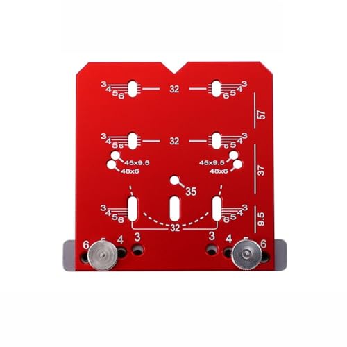 Präzises Verriegelungsscharnier, 35 mm, Bohrvorrichtung, Lochstanzer, Locher, Scharniervorrichtung, Bohrlochstanzer, Aluminiumlegierung, Holzbearbeitungswerkzeug für Scharniermontage, Rot Präzises Verriegelungsscharnier, 35 mm, Bohrvorrichtung, Lochstanzer, Locher, Scharniervorrichtung, Bohrlochstanzer, Aluminiumlegierung, Holzbearbeitungswerkzeug für Scharniermontage, Rot von YTRRE
