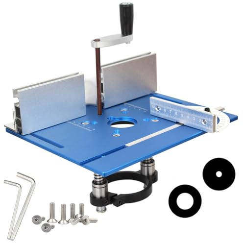 Premium-Aluminium-Fräserplatte, Präzisions-Holzbearbeitungswerkzeug für 65-mm-Tische, Werkbank, Trimmer und Graviermaschine von YTRRE
