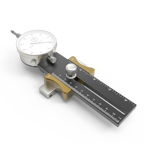 Tischsägen-Messuhr aus Aluminiumlegierung für Säge, Tischsägeblatt, Parallelitätskorrektur, Holzbearbeitungswerkzeug Tischsägen-Messuhr aus Aluminiumlegierung für Säge, Tischsägeblatt, Parallelitätskorrektur, Holzbearbeitungswerkzeug von YTRRE