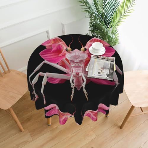 YTUOPWE Runde dekorative Tischdecke mit Orchideen-Muster, 152,4 cm, für Innen- und Außenbereich, Partys, Hochzeiten YTUOPWE Runde dekorative Tischdecke mit Orchideen-Muster, 152,4 cm, für Innen- und Außenbereich, Partys, Hochzeiten von YTUOPWE