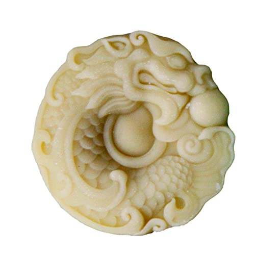 Silikonformen für Seife, Kerzen, Basteln, handgefertigte Seife, Bar – Drache, rund 15130-8 Silikonformen für Seife, Kerzen, Basteln, handgefertigte Seife, Bar – Drache, rund 15130-8 von YU08