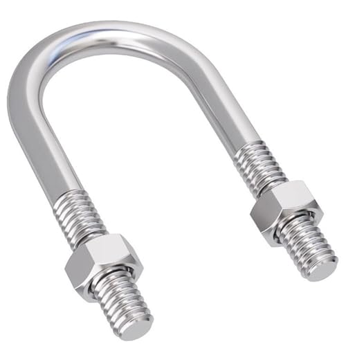 M20 und M24 Edelstahl-U-Bolzen, extra lange U-Klemmen-Kits mit 2 Muttern, for große Rohre, Struktur- und Marineanwendungen(M20*530 (1 set)) von YUAEB biao Boutique Shop UK