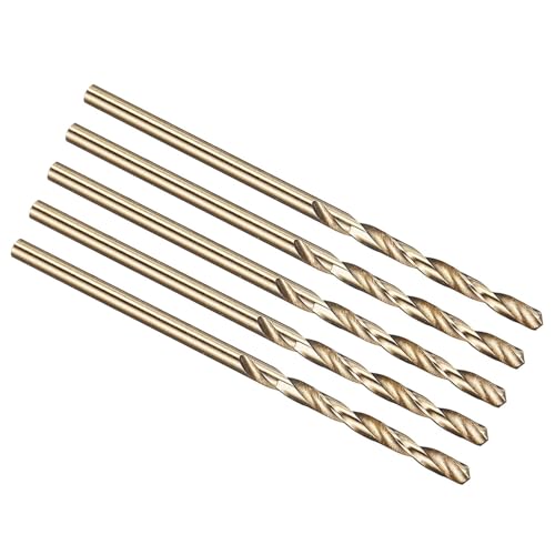 Multifunktionsbohrbit Set, Cobalt High-Speed-Stahl-Jobber gerade Shank 135 ° Gold-Finish-Twist-Bohrer-Bit-Sets für Hartstahl, Holz, Plastik Multifunktionsbohrbit Set, Cobalt High-Speed-Stahl-Jobber gerade Shank 135 ° Gold-Finish-Twist-Bohrer-Bit-Sets für Hartstahl, Holz, Plastik von YUAEB biao Boutique Shop UK