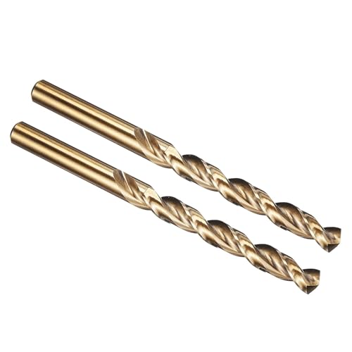 Multifunktionsbohrbit Set, Cobalt High-Speed-Stahl-Jobber gerade Shank 135 ° Gold-Finish-Twist-Bohrer-Bit-Sets für Hartstahl, Holz, Plastik Multifunktionsbohrbit Set, Cobalt High-Speed-Stahl-Jobber gerade Shank 135 ° Gold-Finish-Twist-Bohrer-Bit-Sets für Hartstahl, Holz, Plastik von YUAEB biao Boutique Shop UK