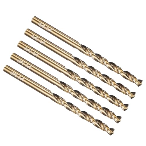 Multifunktionsbohrbit Set, Cobalt High-Speed-Stahl-Jobber gerade Shank 135 ° Gold-Finish-Twist-Bohrer-Bit-Sets für Hartstahl, Holz, Plastik Multifunktionsbohrbit Set, Cobalt High-Speed-Stahl-Jobber gerade Shank 135 ° Gold-Finish-Twist-Bohrer-Bit-Sets für Hartstahl, Holz, Plastik von YUAEB biao Boutique Shop UK
