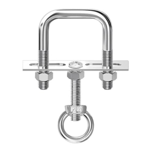 YUAEB biao Boutique Shop UK 304 Edelstahl Quadrat U-Bolt-Klemmen Kit M6/M8 Heavy Duty Square Rohr-Klemmen mit muttern rostfesten Verschlüssen für Meeres-, Automobil- und Industriegebrauch von YUAEB biao Boutique Shop UK