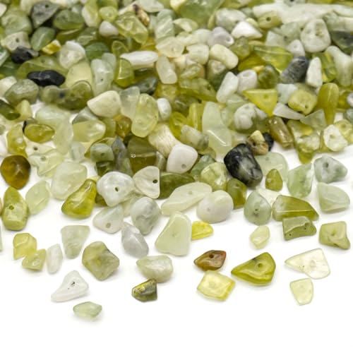 300 Stück Edelsteinperlen Mit Bohrung Edelsteine Mit Loch Unregelmäßige Edelstein Perlen Zum Auffädeln Edelsteinperlen Mit Loch Für Die Schmuckherstellung,Ohrringe,Ring,Diy-zubehör (südliche Jade) 300 Stück Edelsteinperlen Mit Bohrung Edelsteine Mit Loch Unregelmäßige Edelstein Perlen Zum Auffädeln Edelsteinperlen Mit Loch Für Die Schmuckherstellung,Ohrringe,Ring,Diy-zubehör (südliche Jade) von YUANHEHE