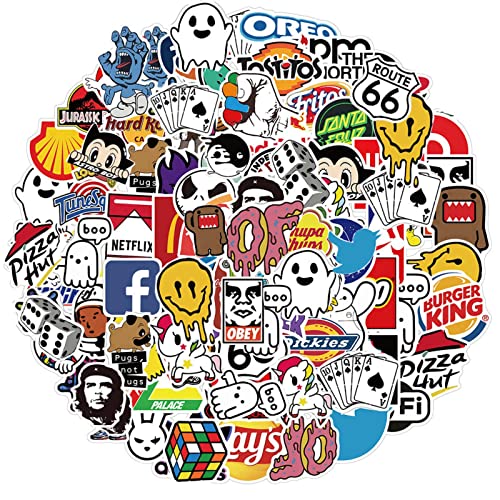 10/30/50 Stück Mode Street Style Logo Coole Aufkleber Ästhetik Laptop Wasserflasche Skateboard Wasserdicht Aufkleber Kinderspielzeug Sticker für Notebook von YUANstore