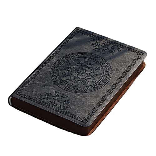 Neues tragbares Vintage-Muster PU Leder Notizbuch Tagebuch Notizblock Schreibwaren Geschenk A6 von YUANstore