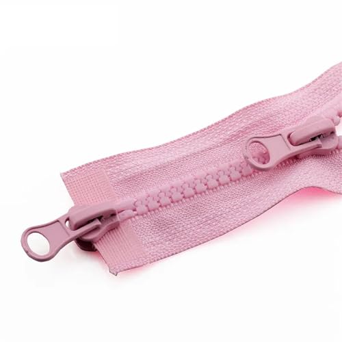 YUBAOLI Offener Reißverschluss, Spiralreißverschlüsse, 5#1 Stück Reißverschlussjacke Doppelreißverschluss Kleidung Reißverschlusszubehör Schlafsack Zwei-Wege-Doppelreißverschlusskopf(Pink,60CM) YUBAOLI Offener Reißverschluss, Spiralreißverschlüsse, 5#1 Stück Reißverschlussjacke Doppelreißverschluss Kleidung Reißverschlusszubehör Schlafsack Zwei-Wege-Doppelreißverschlusskopf(Pink,60CM) von YUBAOLI