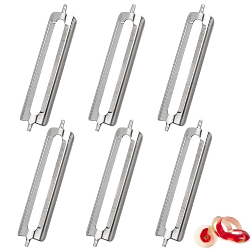 YUBBYSTU 6 Ersatzklingen für Sparschäler, Turbo Peeler, Ersatzklingen für Spargelschäler, Klinge Best Blade Den, doppelt, Krabbenmesser YUBBYSTU 6 Ersatzklingen für Sparschäler, Turbo Peeler, Ersatzklingen für Spargelschäler, Klinge Best Blade Den, doppelt, Krabbenmesser von YUBBYSTU