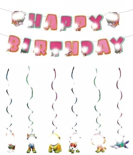 21 PCS Dog Geburtstag Deko Dog Cartoon Bunting Girlande Hängende Deko Geburtstag Banner Decorations Animes Happy Birthday Banner Dekoration für Kinder Animes thema Party 21 PCS Dog Geburtstag Deko Dog Cartoon Bunting Girlande Hängende Deko Geburtstag Banner Decorations Animes Happy Birthday Banner Dekoration für Kinder Animes thema Party von YUBEIER