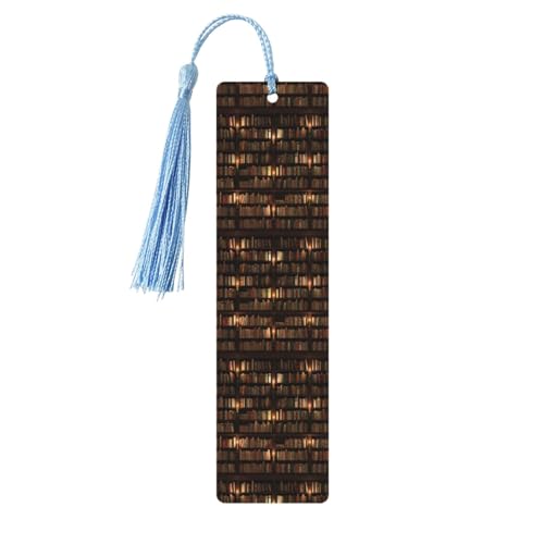 Bücherregal-Buchdruck, 5 Stück, Holz-Lesezeichen, niedliche Lesezeichen, Etiketten-Ornament für Dekoration, Handwerk, Dekorationen zum Lesen Bücherregal-Buchdruck, 5 Stück, Holz-Lesezeichen, niedliche Lesezeichen, Etiketten-Ornament für Dekoration, Handwerk, Dekorationen zum Lesen von YUBVCF