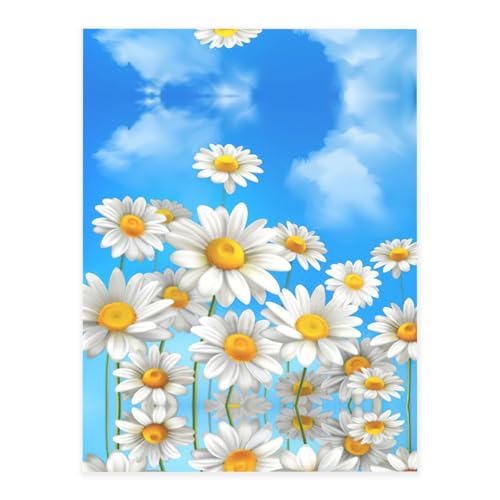 Frühlings-Gänseblümchen-Druck, modische Kristall-Aufkleber, Bastelkarten, Dekorationen für Wasserflasche, Laptop, Gepäck, Telefon, Gitarre Frühlings-Gänseblümchen-Druck, modische Kristall-Aufkleber, Bastelkarten, Dekorationen für Wasserflasche, Laptop, Gepäck, Telefon, Gitarre von YUBVCF