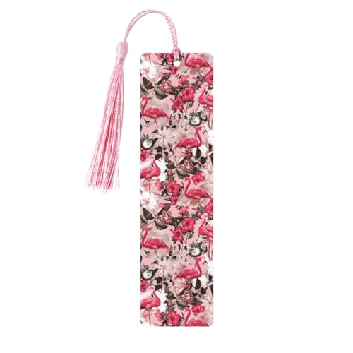 Lesezeichen mit Flamingo-Blumendruck, 5 Stück, niedliche Lesezeichen, Etikett, Ornament für Dekoration, Handwerk, Dekorationen zum Lesen Lesezeichen mit Flamingo-Blumendruck, 5 Stück, niedliche Lesezeichen, Etikett, Ornament für Dekoration, Handwerk, Dekorationen zum Lesen von YUBVCF
